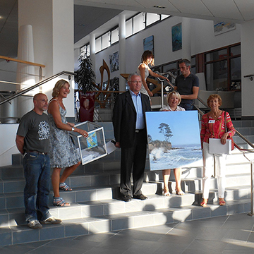 Prix du public au 12e Salon de peinture de Fouesnant - Les Glénan - Eté 2013