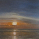 En Chemin vers la Nuit 80x80 cm