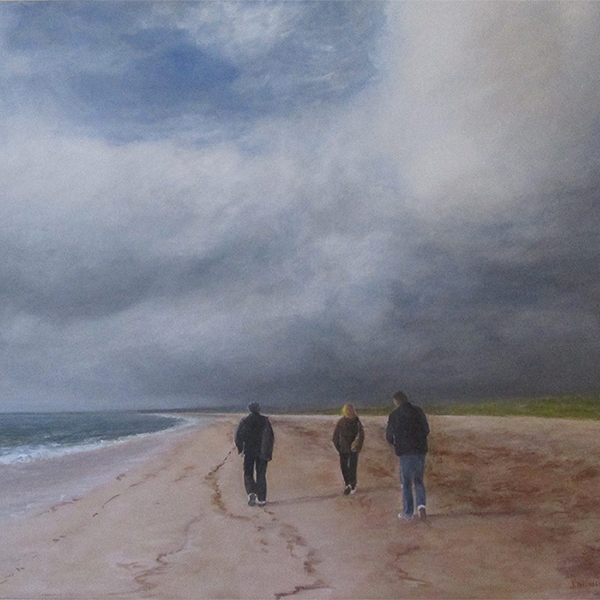 En marche vers l'orage 100x81